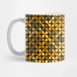 Metaballs Pattern (Gold) Mug